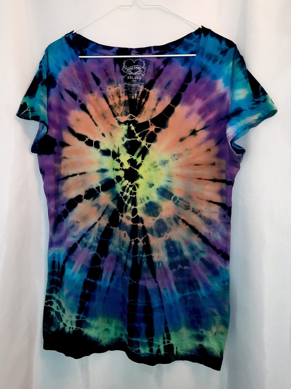 First Love Tie-Dye Short Sleeve Tee - Youth Size XXL/19